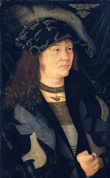 Jacopo de Barbari Portrait of Heinrich china oil painting image